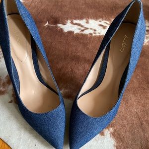 Blue Jean aldo pumps